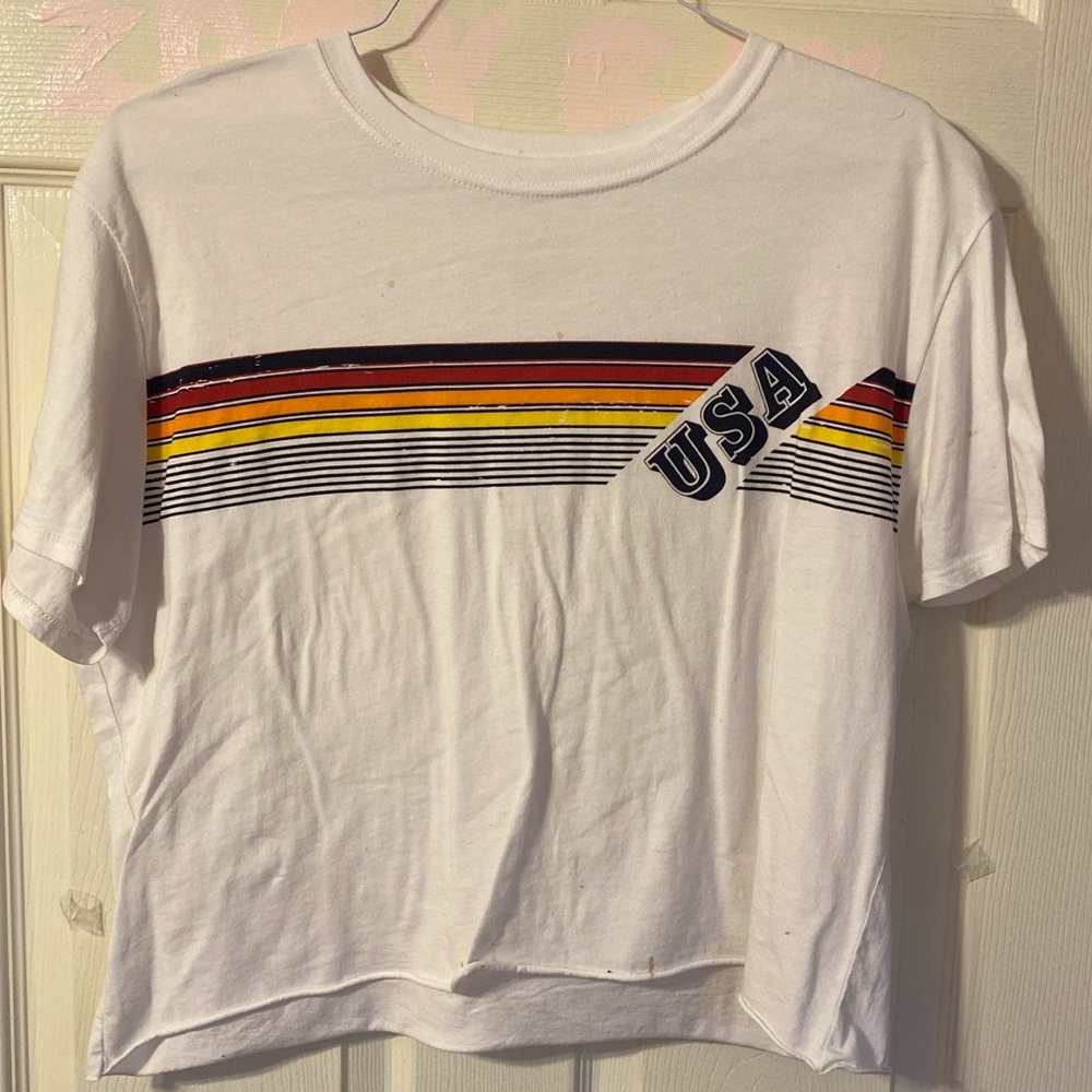 USA crop top